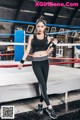 Beautiful Yoon Ae Ji poses glamor in gym fashion photos (56 photos) P4 No.d27043