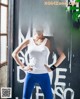 Beautiful Yoon Ae Ji poses glamor in gym fashion photos (56 photos) P11 No.c828f0