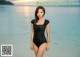 Beautiful Park Soo Yeon in the beach fashion picture in November 2017 (222 photos) P121 No.17038b