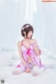 [桜桃喵] 加藤惠 Megumi Kato 紫色小睡裙 P8 No.f7da02